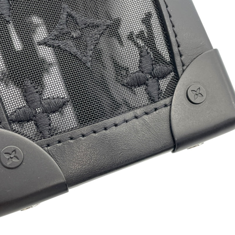 ルイ・ヴィトン LOUIS VUITTON ソフトトランク M53964 ブラック モノグラム・メッシュ レディース ショルダーバッグ