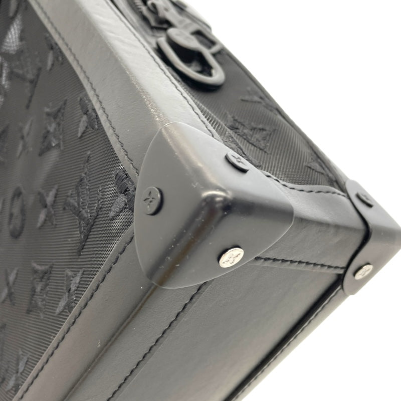 ルイ・ヴィトン LOUIS VUITTON ソフトトランク M53964 ブラック モノグラム・メッシュ レディース ショルダーバッグ