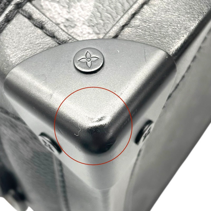 ルイ・ヴィトン LOUIS VUITTON ソフトトランク M44730 ブラック モノグラムエクリプス メンズ ショルダーバッグ