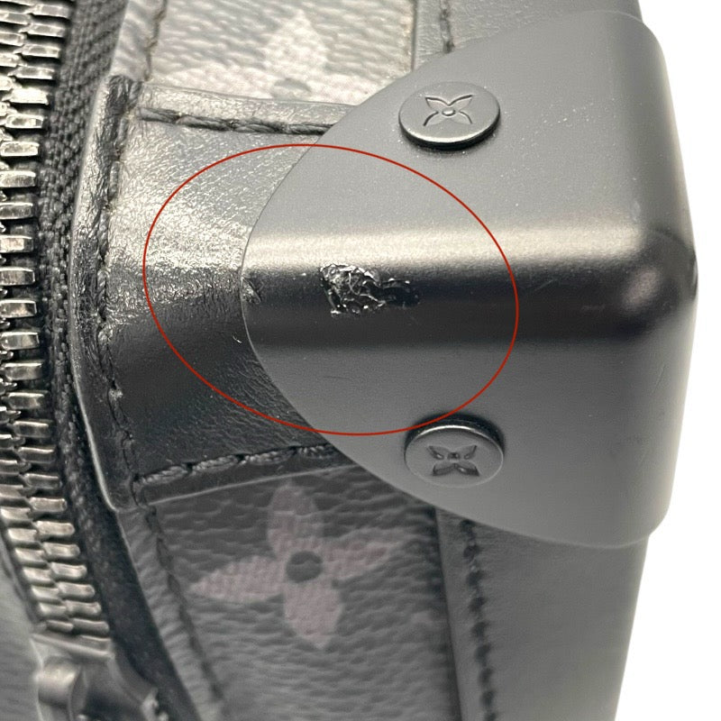 ルイ・ヴィトン LOUIS VUITTON ソフトトランク M44730 ブラック モノグラムエクリプス メンズ ショルダーバッグ
