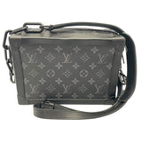 ルイ・ヴィトン LOUIS VUITTON ソフトトランク M44730 ブラック モノグラムエクリプス メンズ ショルダーバッグ