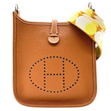 エルメス HERMES エヴリン TPM Z刻印 ゴールド シルバー金具 トリヨン レディース ショルダーバッグ
