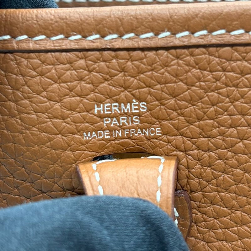 エルメス HERMES エヴリン TPM Z刻印 ゴールド シルバー金具 トリヨン レディース ショルダーバッグ