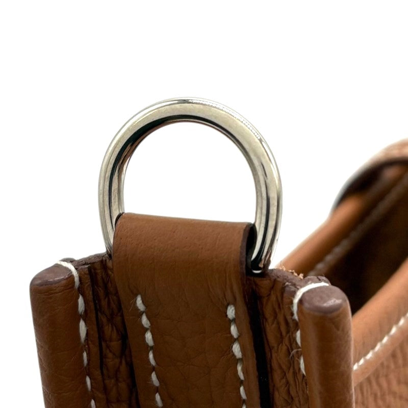 エルメス HERMES エヴリン TPM Z刻印 ゴールド シルバー金具 トリヨン レディース ショルダーバッグ