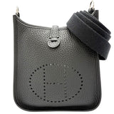 エルメス HERMES エヴリンTPM C刻印 ブラック シルバー金具 トリヨン レディース ショルダーバッグ