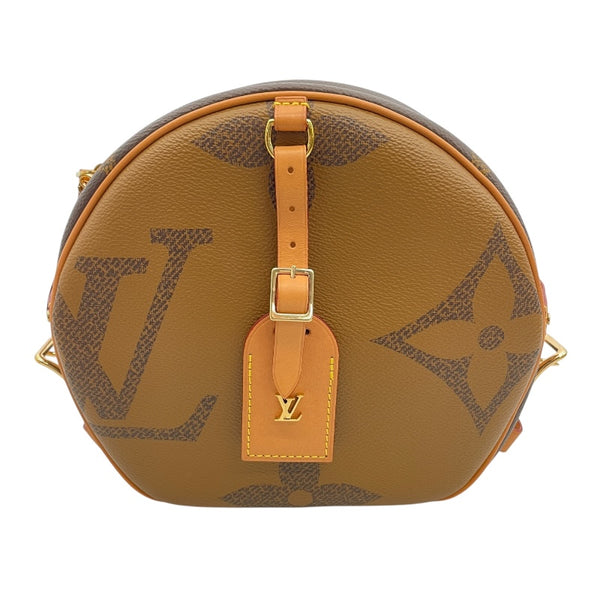 ルイ・ヴィトン LOUIS VUITTON ボワットシャポースープル M44604 ブラウン モノグラムリバースキャンバス レディース ショルダーバッグ
