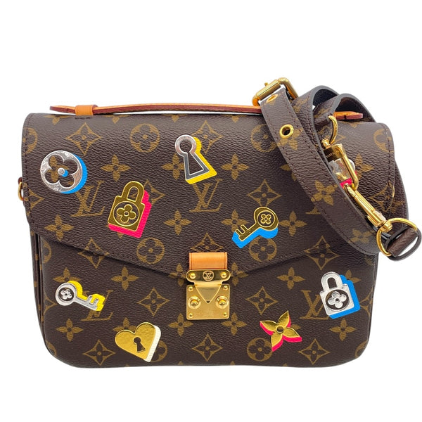 ルイ・ヴィトン LOUIS VUITTON ラブロックポシェットメティスMM M44366 ブラウン モノグラムキャンバス レディース ショルダーバッグ