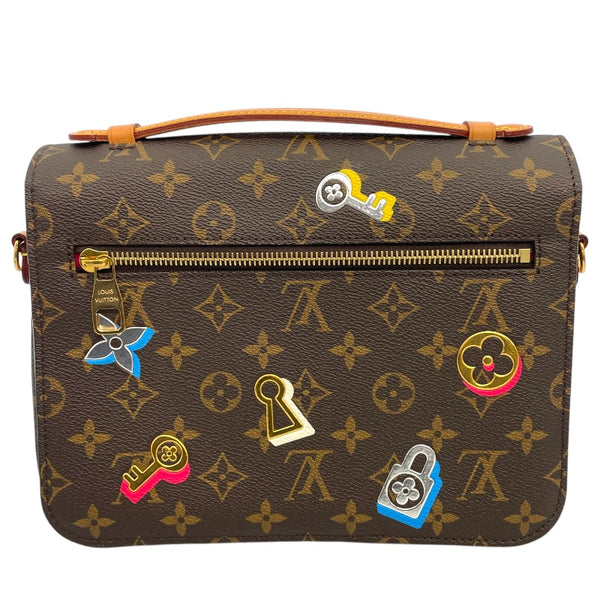 ルイ・ヴィトン LOUIS VUITTON ラブロックポシェットメティスMM M44366 ブラウン モノグラムキャンバス レディース ショルダーバッグ
