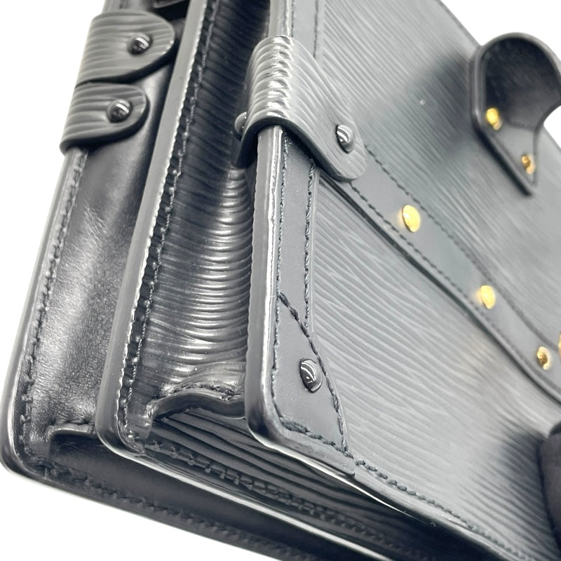 ルイ・ヴィトン LOUIS VUITTON トランククラッチ M53052 ブラック エピ レディース ショルダーバッグ
