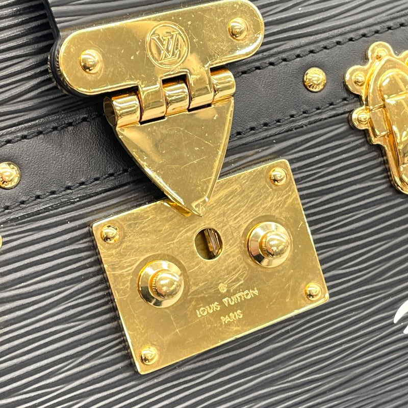 ルイ・ヴィトン LOUIS VUITTON トランククラッチ M53052 ブラック エピ レディース ショルダーバッグ