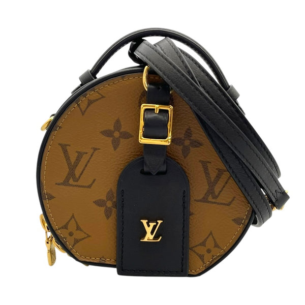 LOUIS VUITTON ルイヴィトン モノグラム ボワット シャッポー ネックレス ミニショルダーバッグ M68570 ブラウン コメ兵｜ルイヴィトン モノグラム ボワット シャッポー ネックレス