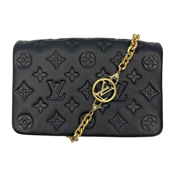 ルイ・ヴィトン LOUIS VUITTON ポシェットクッサン M82116 ブラック モノグラム レディース ショルダーバッグ
