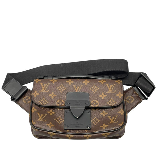 ルイ・ヴィトン LOUIS VUITTON Sロックメッセンジャー M45806 ブラウン モノグラム メンズ ショルダーバッグ