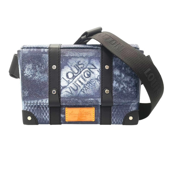 ルイ・ヴィトン LOUIS VUITTON トランクスリングバッグ N50061 ダミエソルト メンズ ショルダーバッグ