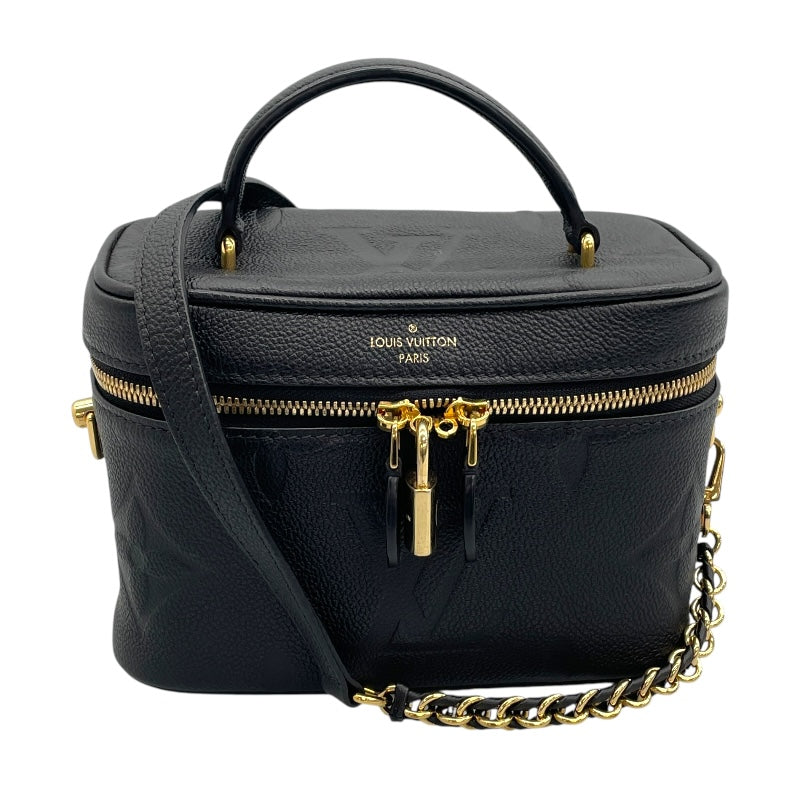 ルイ・ヴィトン LOUIS VUITTON ヴァニティ PM M45598 ブラック モノグラム レディース ハンドバッグ