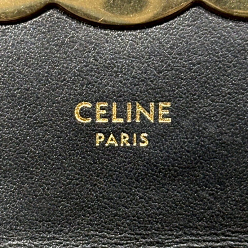 セリーヌ CELINE ミニ クロード 10I513 カーフ シャイニーカーフ レディース ショルダーバッグ