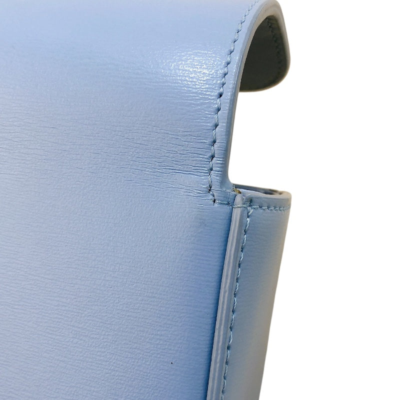 セリーヌ CELINE ミニ クロード 10I513 アイスブルー シャイニーカーフ レディース ショルダーバッグ