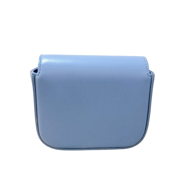 セリーヌ CELINE ミニ クロード 10I513 アイスブルー シャイニーカーフ レディース ショルダーバッグ
