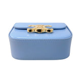 セリーヌ CELINE ミニ クロード 10I513 アイスブルー シャイニーカーフ レディース ショルダーバッグ