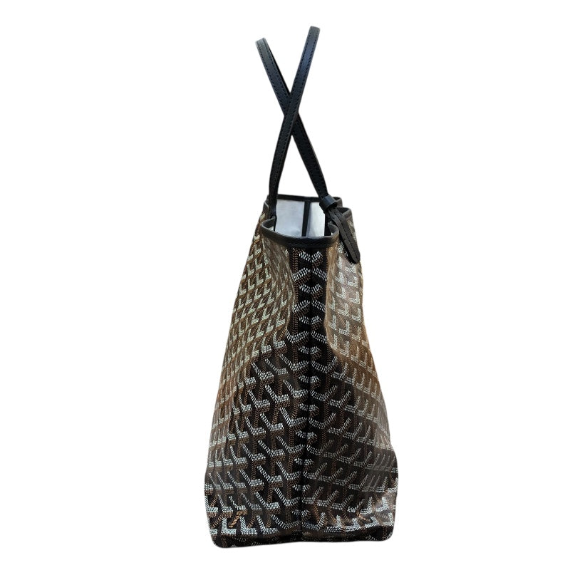 ゴヤール GOYARD サンルイPM ブラック ゴヤールディンキャンバス レディース トートバッグ