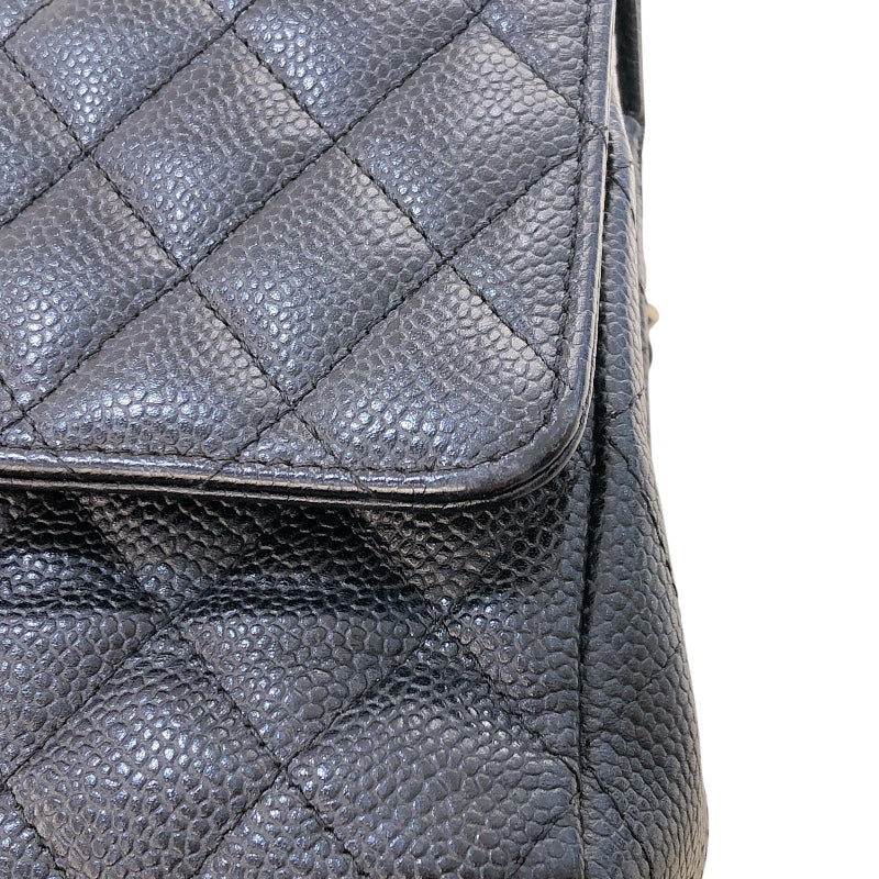 シャネル CHANEL マトラッセ25  A01112 ブラック シルバー金具 キャビアスキン レディース ショルダーバッグ