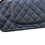 シャネル CHANEL マトラッセ25  A01112 ブラック シルバー金具 キャビアスキン レディース ショルダーバッグ