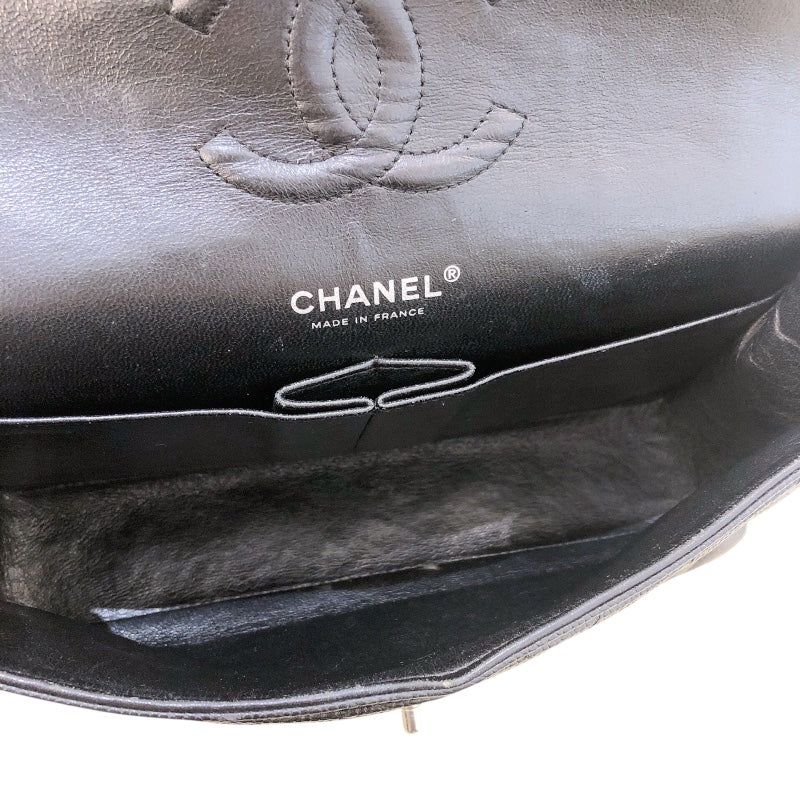 シャネル CHANEL マトラッセ25  A01112 ブラック シルバー金具 キャビアスキン レディース ショルダーバッグ