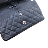 シャネル CHANEL マトラッセ25  A01112 ブラック シルバー金具 キャビアスキン レディース ショルダーバッグ