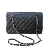 シャネル CHANEL マトラッセ25  A01112 ブラック シルバー金具 キャビアスキン レディース ショルダーバッグ
