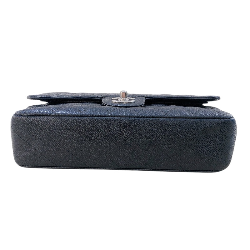 シャネル CHANEL マトラッセ25  A01112 ブラック シルバー金具 キャビアスキン レディース ショルダーバッグ
