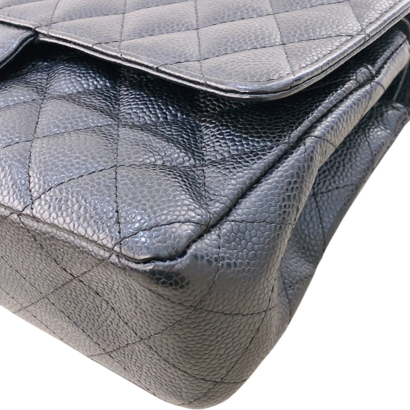 シャネル CHANEL マトラッセ25  A01112 ブラック シルバー金具 キャビアスキン レディース ショルダーバッグ