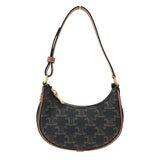 セリーヌ CELINE ミニ アヴァ 10I602DS1 タン ゴールド金具 キャンバス/カーフ レディース ハンドバッグ