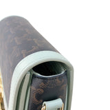 セリーヌ CELINE ティーントリオンフバッグ 188882 グリーン トリオンフキャンバス/カーフ レディース ショルダーバッグ