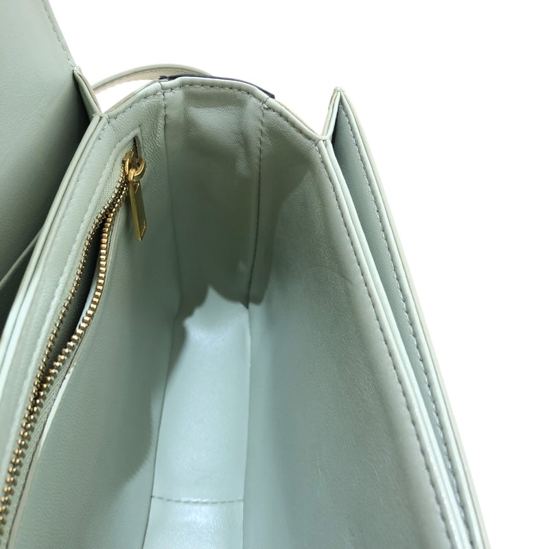 セリーヌ CELINE ティーントリオンフバッグ 188882 グリーン トリオンフキャンバス/カーフ レディース ショルダーバッグ