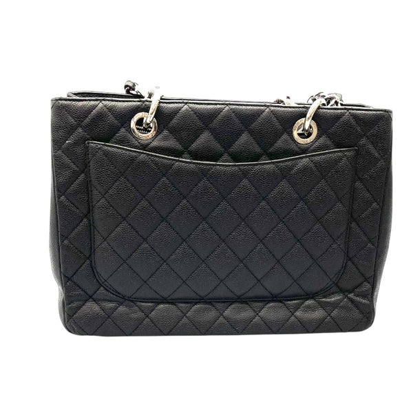 シャネル CHANEL GSTトートバッグ A50995 ブラック キャビアスキン レディース トートバッグ