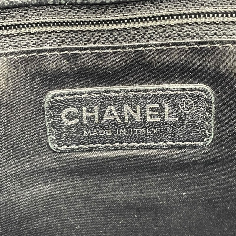 シャネル CHANEL GSTトートバッグ A50995 ブラック キャビアスキン レディース トートバッグ