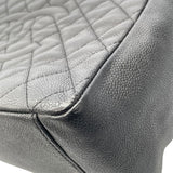 シャネル CHANEL GSTトートバッグ A50995 ブラック キャビアスキン レディース トートバッグ