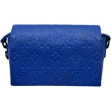 ルイ・ヴィトン LOUIS VUITTON スティーマー M82571 ブルー モノグラム・トリヨン メンズ ショルダーバッグ