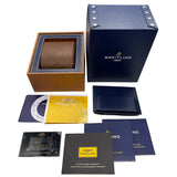 ブライトリング BREITLING ナビタイマー01 46 AB012721 ブラック×シルバー SS/レザーベルト メンズ 腕時計