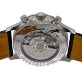 ブライトリング BREITLING ナビタイマー01 46 AB012721 ブラック×シルバー SS/レザーベルト メンズ 腕時計