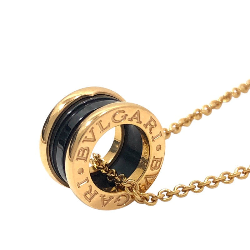 ブルガリ BVLGARI ビーゼロワン ネックレス 750PG/ブラックセラミック ジュエリー