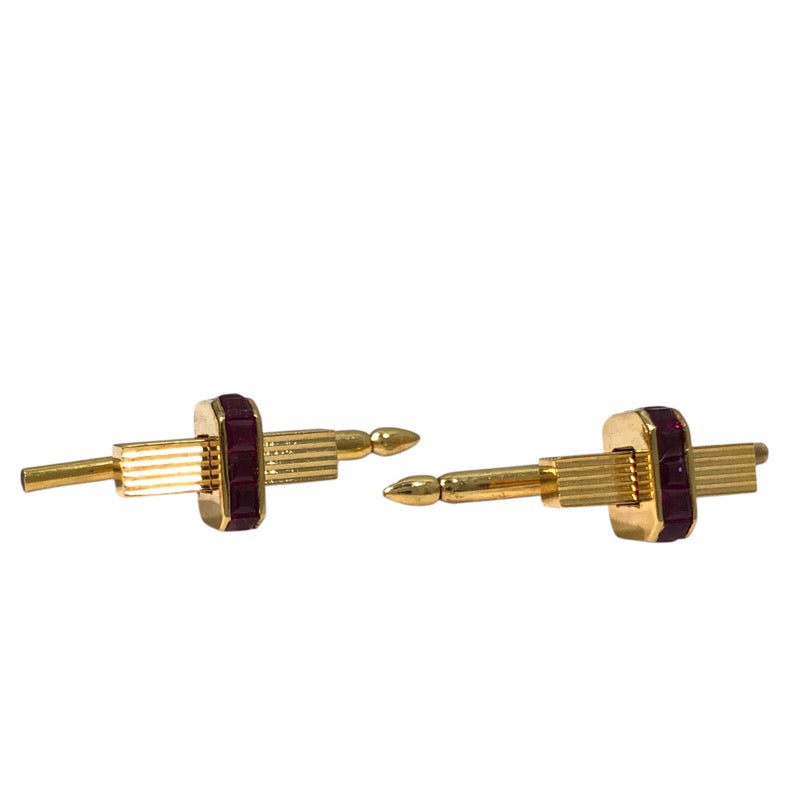 ブシュロン BOUCHERON ルビー カフス 750YG アクセサリー