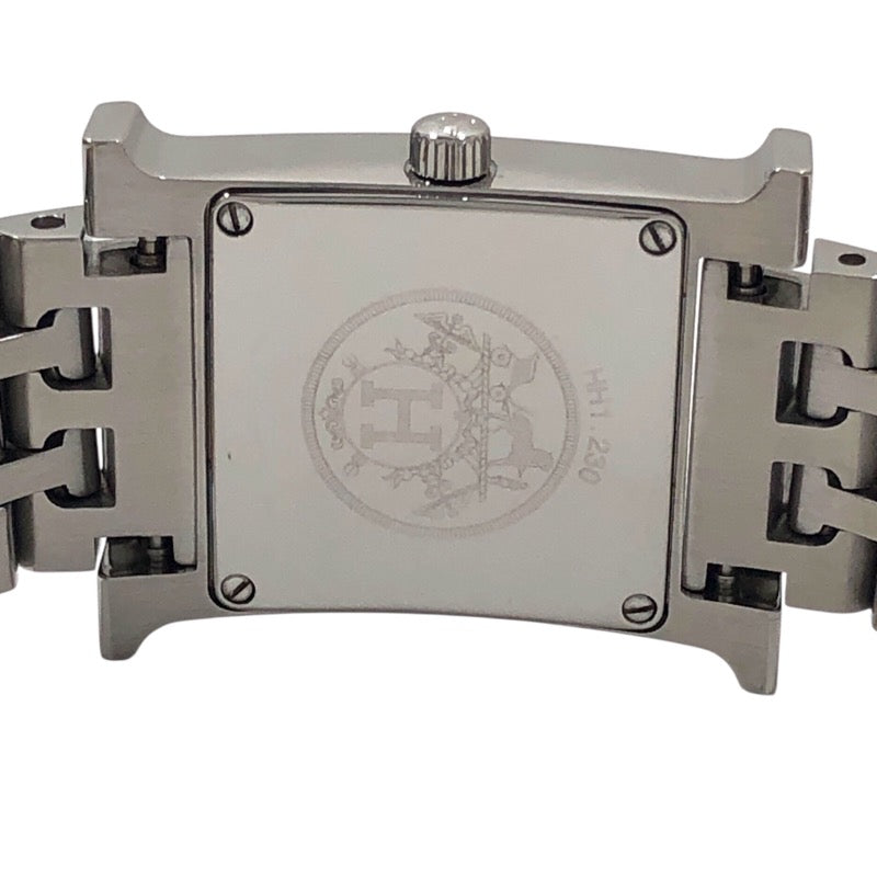 エルメス HERMES Hウォッチ HH1.230 ホワイトシェル SS レディース 腕時計