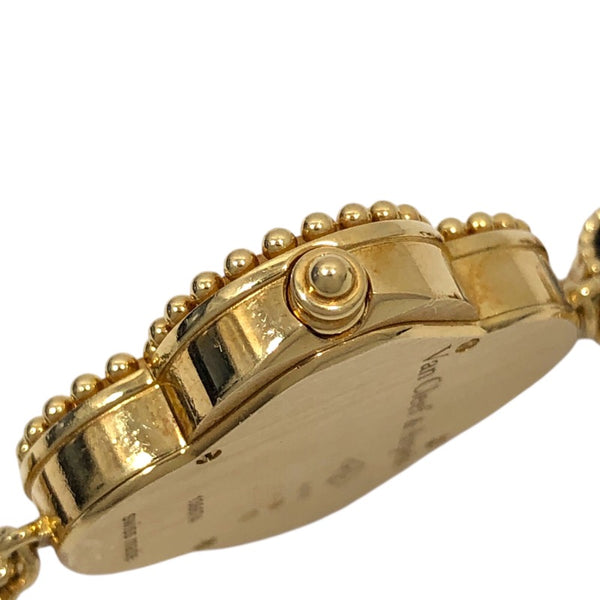 ヴァンクリーフ＆アーペル Van Cleef & Arpels ヴィンテージアルハンブラ ブレスレットウォッチ VCARO40R00 750YG レディース 腕時計