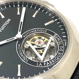 ルイ・ヴィトン LOUIS VUITTON タンブール トゥールビヨン Q7EB9Y 750WG メンズ 腕時計
