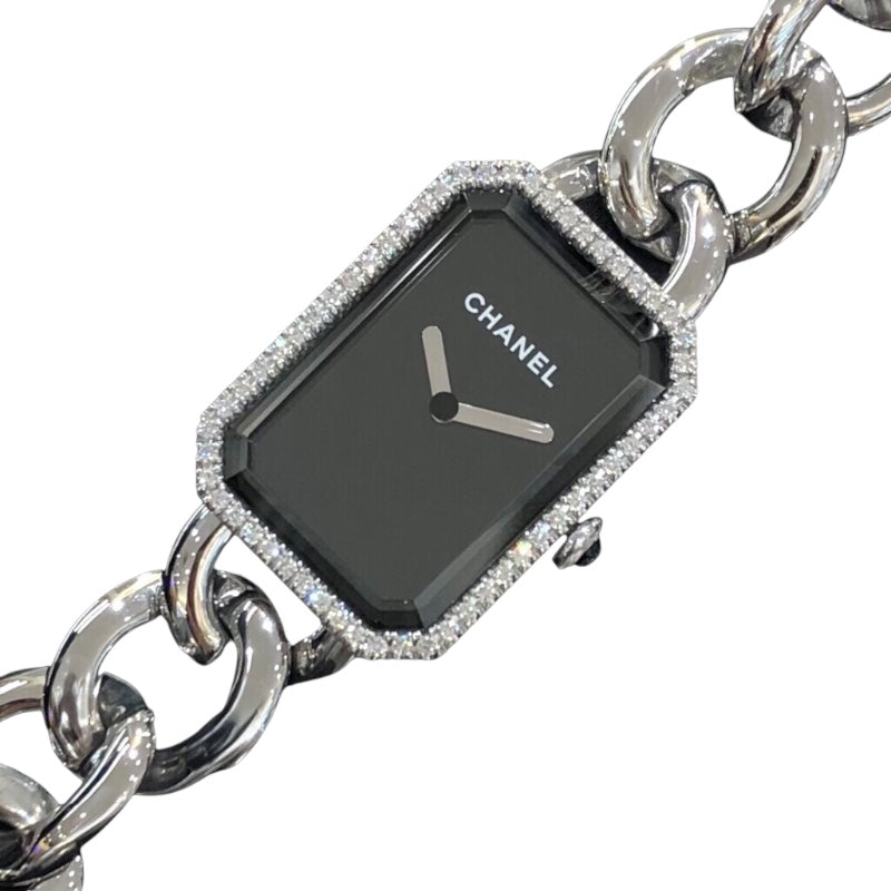 シャネル CHANEL プルミエール H3254 ブラック ステンレス クオーツ レディース 腕時計