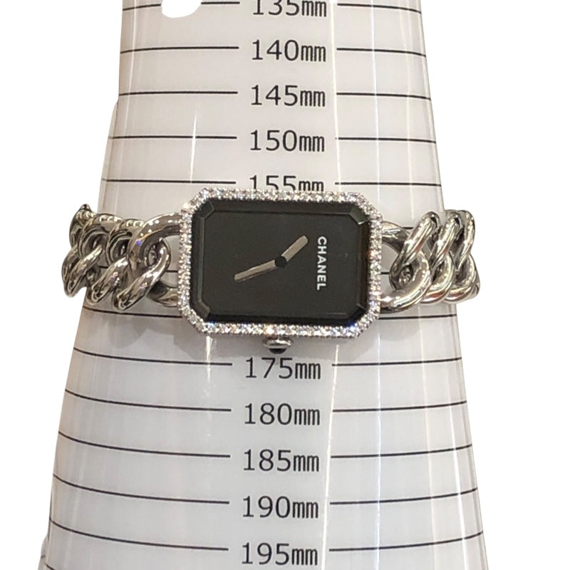 シャネル CHANEL プルミエール H3254 ブラック ステンレス クオーツ レディース 腕時計
