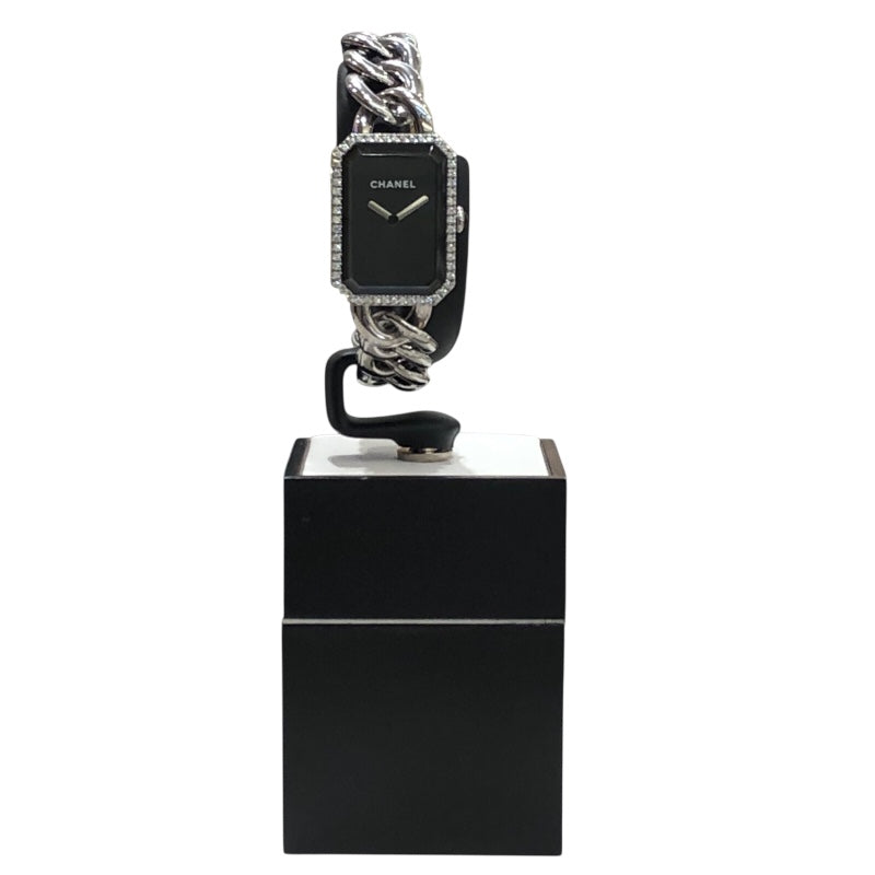 シャネル CHANEL プルミエール H3254 ブラック ステンレス クオーツ レディース 腕時計