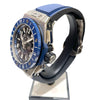 ウブロ HUBLOT ビッグバン ウニコ GMT チタニウム ブルー 471.NL.7112.RX チタニウム/ラバー メンズ 腕時計
