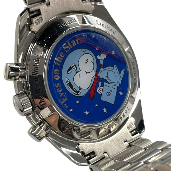 オメガ OMEGA スピードマスター プロフェッショナルクロノグラフ スヌーピーアワード 357851 ブラック SS 手巻き メンズ 腕時計